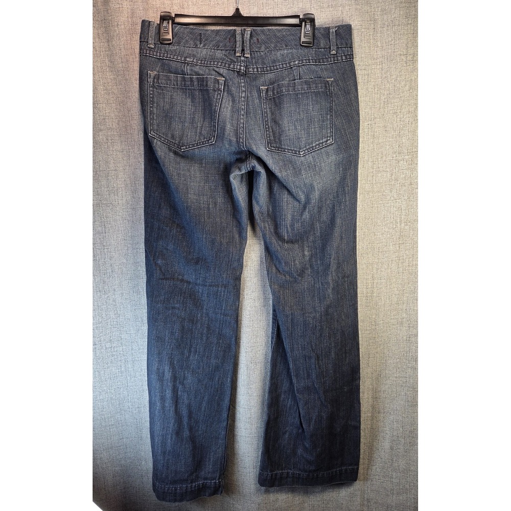 Gap Limited Edition Flare Jeans Womens Sz 6 Blue Mid Rise Stretch Festival - Picture 5 of 8